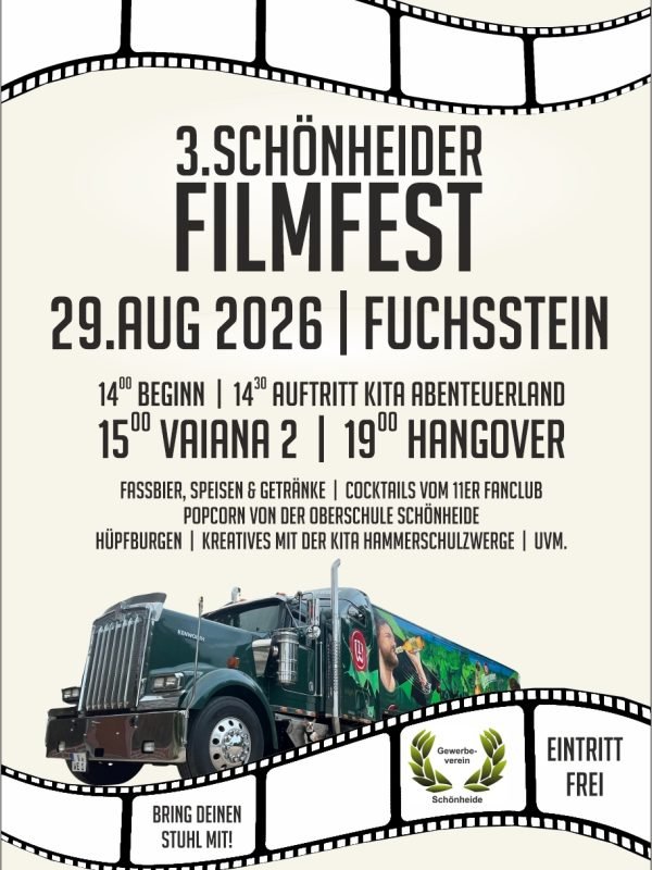 Schönheider Filmfest 2026 - Programm